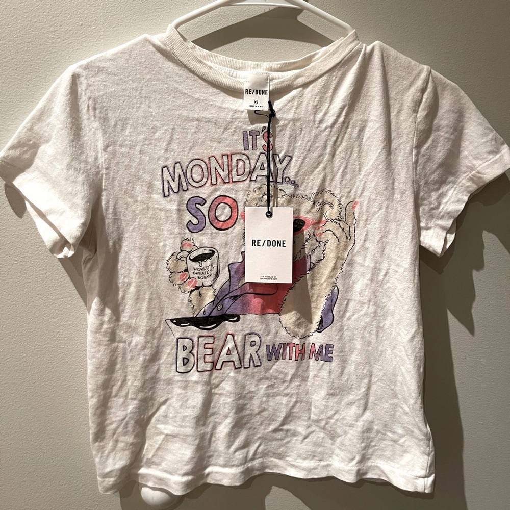 RE/DONE Vintage Baby Tee (NWT)